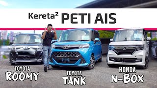 Toyota ROOMY vs TANK vs Honda N-BOX: Mesin Basuh Bergerak!