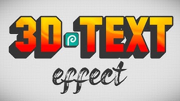 How to Create a 3D Text Effect in Photopea! [Stylish and Modern Look]