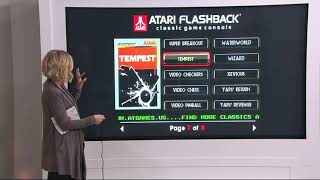 Atari Flashback Portable Deluxe Handheld with 70 Games and Accessories on QVC