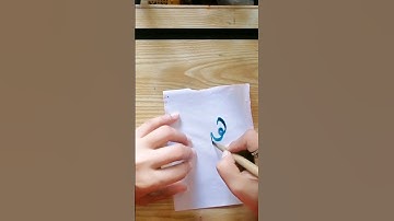 How to write the connection of (ھد) in stylish caligraphy#art#calligraphyart #arabiccalligrapher