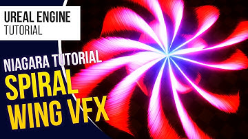 Learn How To Create Spiral Wing Niagara Effect l 5-Minute VFX Tutorial l Unreal Engine 5 | UE5