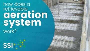 How does a retrievable aeration system work?