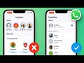 How to Bring back the Status Vertical Style in WhatsApp - 2025 Latest Update