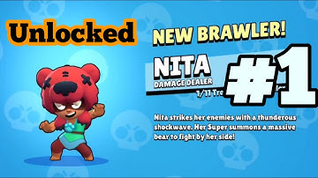 Brawl Stars - Gameplay Walkthrough Part 1 - Nita  (iOS, Android)