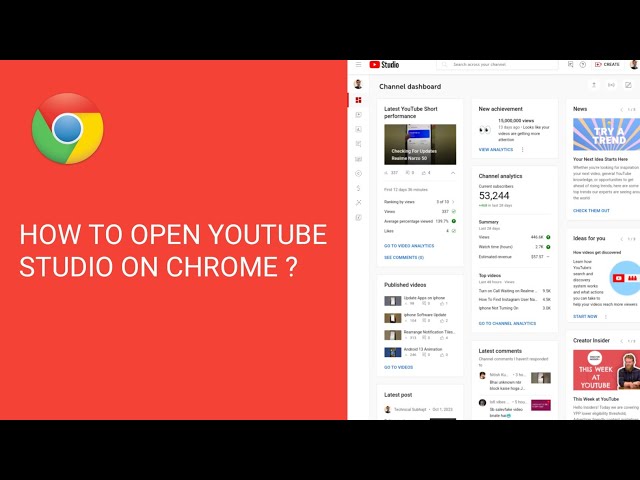 How to Open  Studio in Chrome Browser 