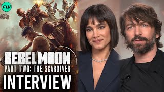 Sofia Boutella & Michiel Huisman Talk Rebel Moon - Part Two: The Scargiver | FandomWire Interview
