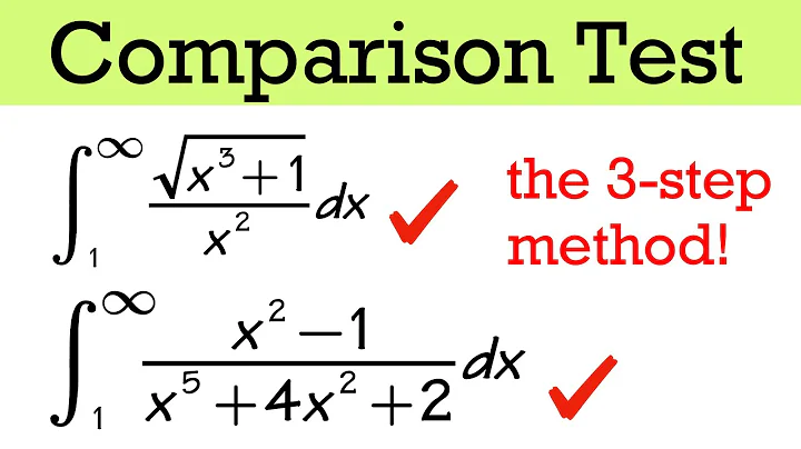 Comparison test for convergence and divergence of improper integrals