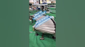 Băng tải con lăn cong truyền động, gia công tại Băng Tải Việt Phát TPHCM #bangtaivietphat #băng #tải