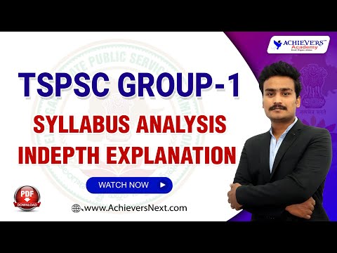 TSPSC Group 1 Syllabus Analysis | Telangana Group 1 Syllabus TSPSC 2022