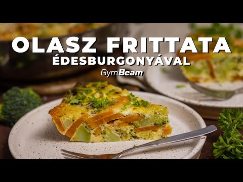 Olasz frittata édesburgonyával