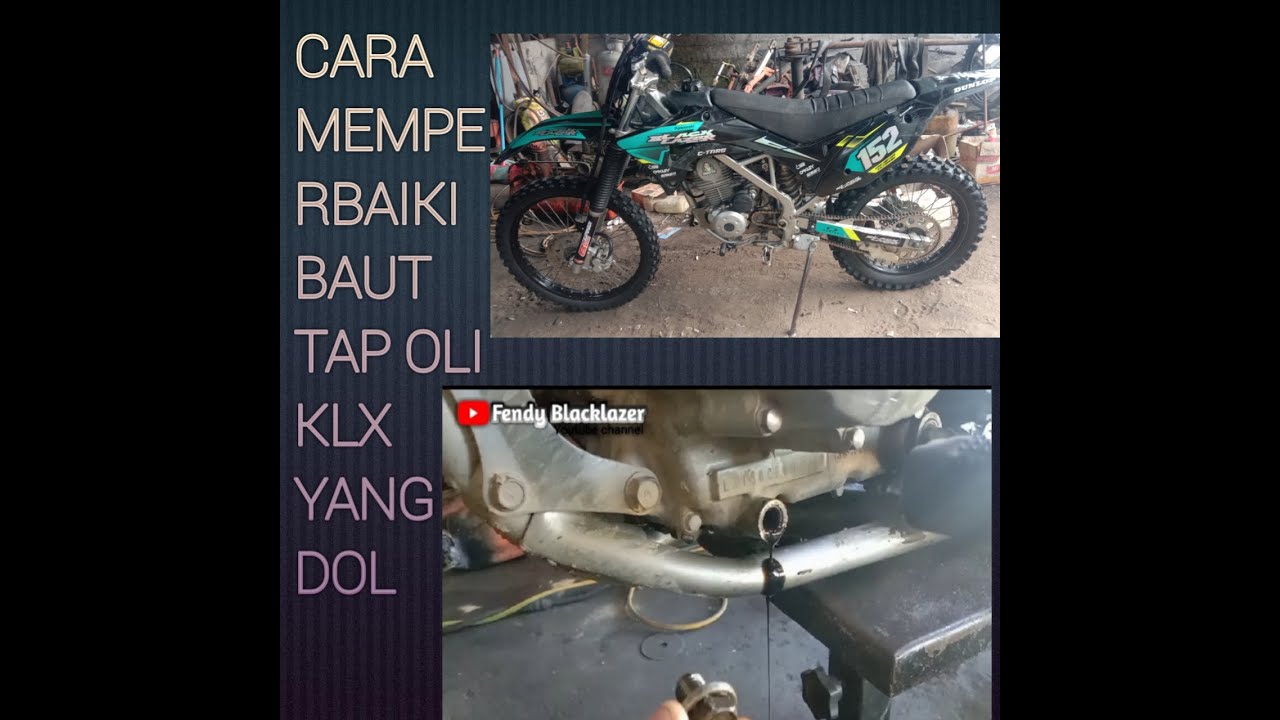 CARA MEMPERBAIKI BAUT TAP OLI DOL TANPA TURUN MESIN