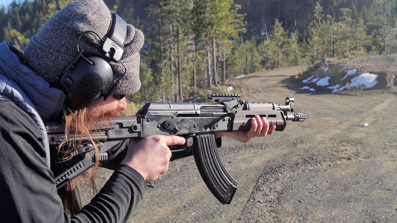 Draco sbr with Franklin armory binary trigger 2nd test