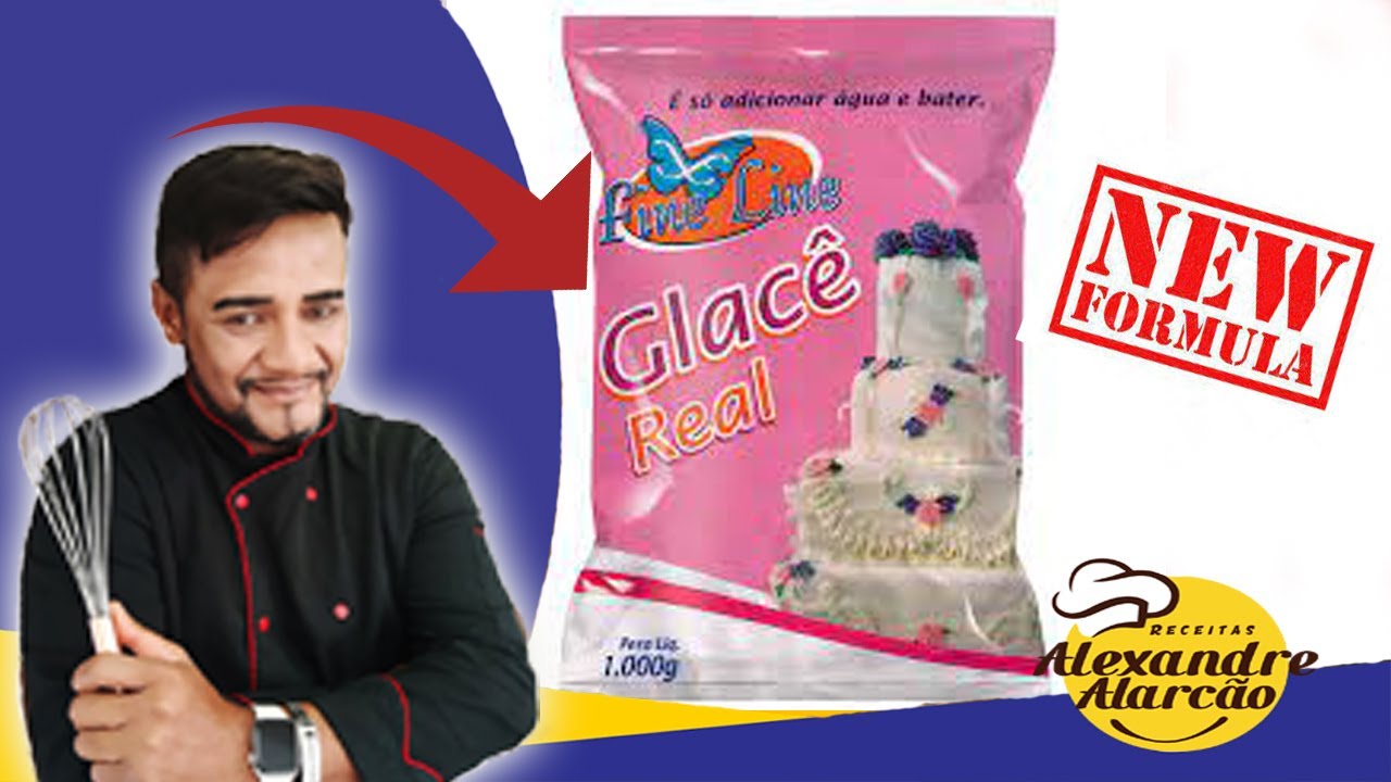 É Só Adicionar Água E Bater Glacê Real FIne LIne new formula