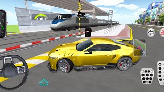 New Muscle Car Ford Mustang GT in School 3D Driving Class Simulation best Car Driving Simulator screenshot 4