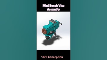 bench vice #assembly #mechanicalengineering #design #designengineer #mechanic #art #solidworks