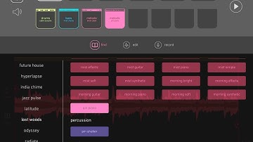 Blocs Wave Lost Woods Pack Demo and Export to Launchpad for iPad