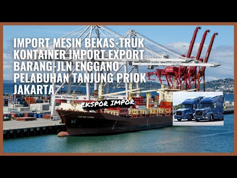  Truk Kontainer  Import Export Barang Jalan Enggano 