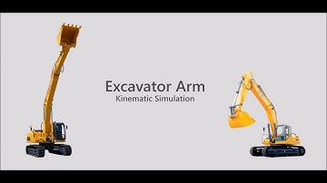 Excavator Arm, Kinematic Simulation