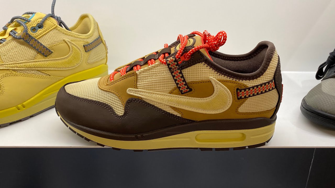 Cactus Jack x Nike Air Max 1 スニーカー Baroque◯関送無料◯ Nike Air Max 1 Travis Scott Cactus Jack Baroque Brown