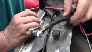 Battery Cable Repair Using solder style terminals