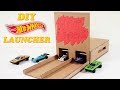 how to make hot wheels launcher