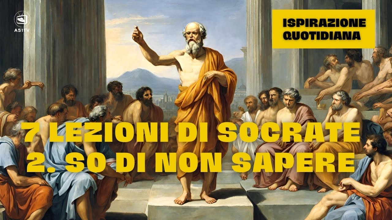 7 Lezioni di Socrate per la felicità e il successo. Lezione 2 So di Non Sapere YouTube 7 Lezioni di Socrate per la felicità e il successo. Lezione 2 So di Non Sapere YouTube