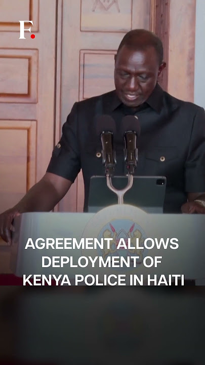Kenya and Haiti Sign Agreement Over Police Deployment | Subscribe to Firstpost