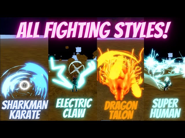 What are the best fighting styles in Blox Fruits