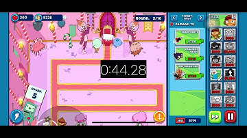 Bloons adventure time td: candy cornered map 1 normal mode