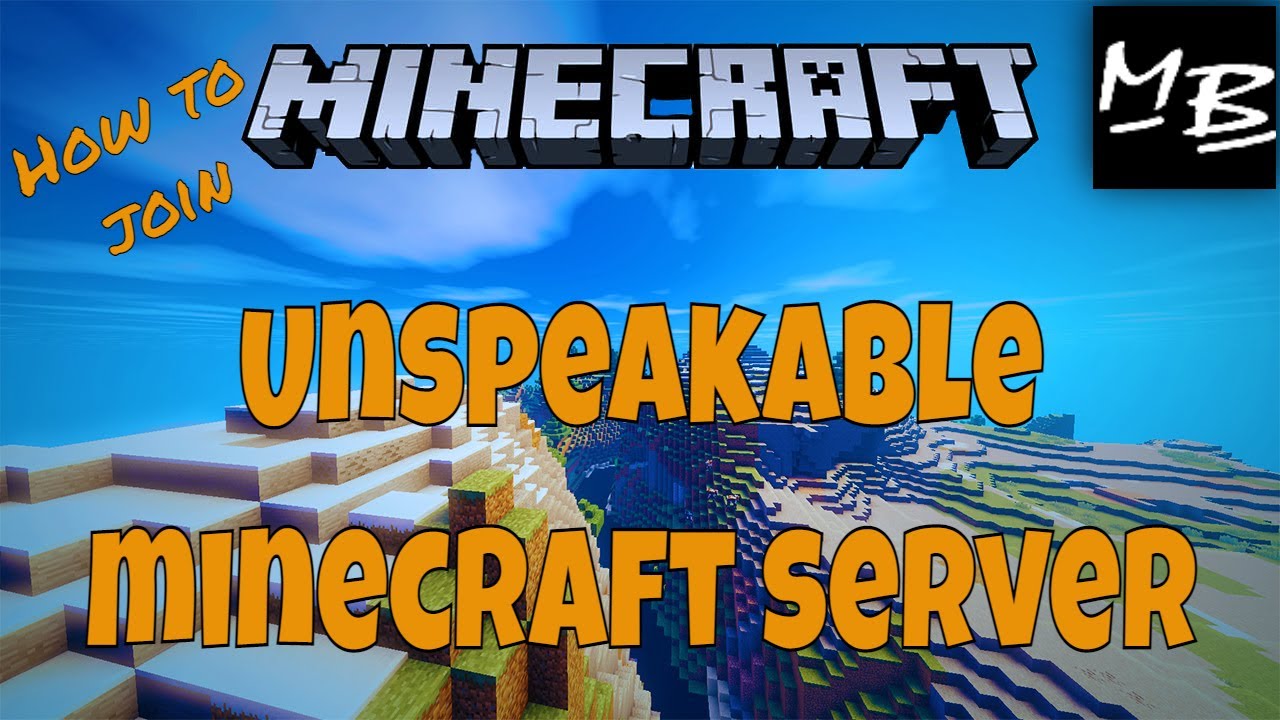How To Join Unspeakable Minecraft Server - YouTube