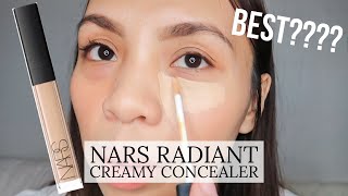 THE BEST! NARS RADIANT CREAMY CONCEALER for Asian Combination Skin | Swatch + Wear Test + Review