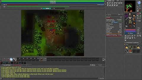 Tibia- Hunt de Swamp Trolls | #gameover1988h em #Twitch