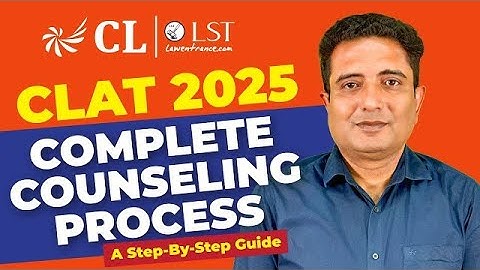 CLAT 2025 Counselling Process Explained NLU Preference List 2025 by Career Launcher Patna #clat2025