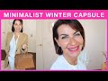10 ITEMS YOU NEED FOR A WINTER CAPSULE I  Minimalist Wardrobe