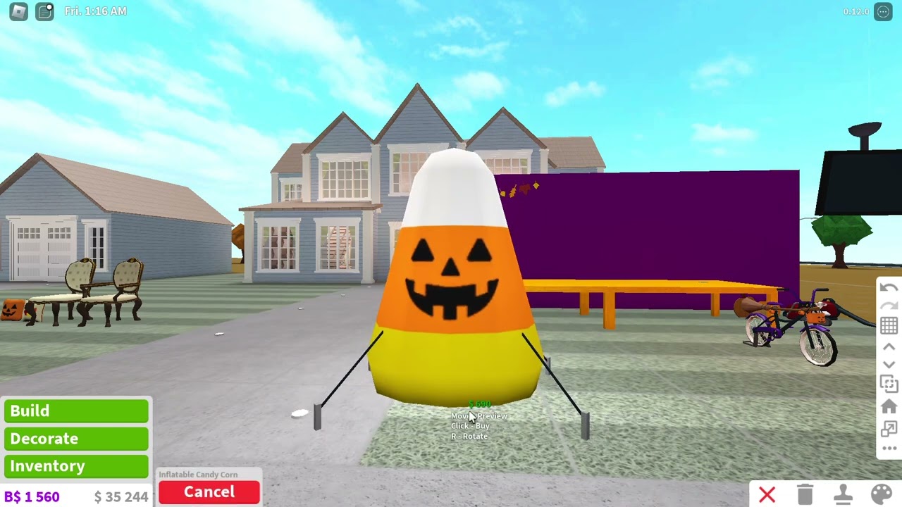 What is the weightless item in Welcome to Bloxburg? - Halloween 2023 - Try  Hard Guides