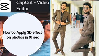 How to apply 3D effect on photos for tiktok #CapCut editing #Quick photography screenshot 4