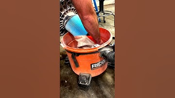 You NEED to run this shop vac Pre-filter