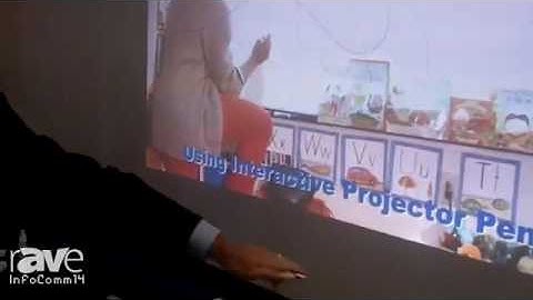 Elite Screens WhiteBoard Universal Projection Screen Live from InfoComm 2014