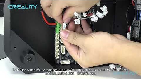 Service tutorial Ender 7 the mainboard replacement