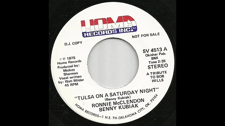 Ronnie McClendon & Benny Kubiak - Tulsa On A Satur...