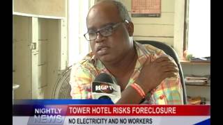 TOWER HOTEL RISKS FORECLOSURE