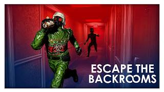 THIS GREEN GUY IS  MENACE💀😳.. (ESCAPE THE BACKROOMS)