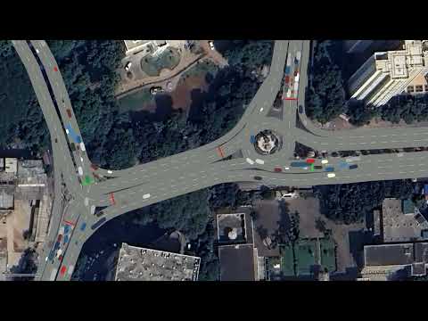 Kakrail Intersection Traffic Simulation