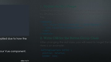 How to Effectively Style Buttons within a Div in a Vue Component