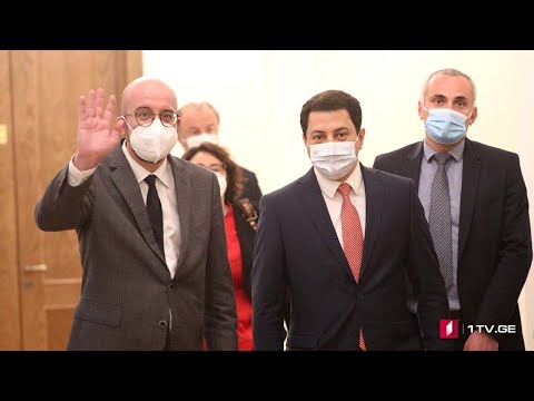 განცხადებები პარლამენტში შარლ მიშელთან შეხვედრის შემდეგ