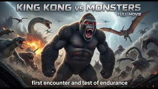 King Kong vs Monsters Full Movie : first encounter and test of endurance | The Ultimate Showdown