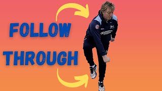 How To Bowl Fast Ian Pont Tent Peg 4 Follow-Through Range, Speed, Sequence, Separation, Alignment