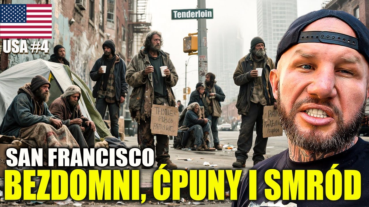 🇺🇸 SAN FRANCISCO kryzys NARKOMANII I BEZDOMNOŚĆ - dlaczego miasto nie radzi sobie z tym problemem?