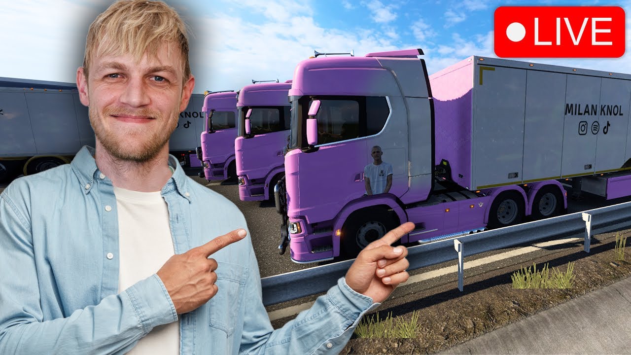 LIVE 🔴 Milan speelt Euro Truck Simulator 2