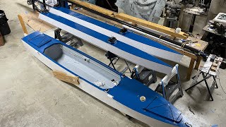 Slingshot Tandem 16 Trimaran build “The Pictures “